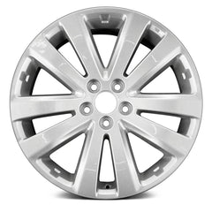 17" x 7" Alloy Remanufactured Wheel with 5 x 100 Bolt Pattern for Subaru Forester 2011–2013 - Silver