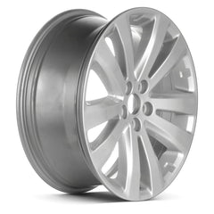 17" x 7" Alloy Remanufactured Wheel with 5 x 100 Bolt Pattern for Subaru Forester 2011–2013 - Silver
