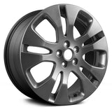 ALUMINUM WHEEL -  17 x 7 -  48MM OFFSET -  10 SPOKE -