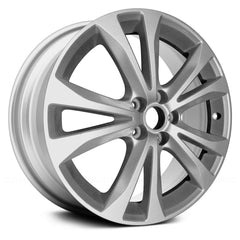 17" x 7.5" Alloy Remanufactured Wheel with 5x100mm Bolt Pattern for Subaru Legacy 2013–2014 - Silver