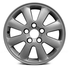 16" x 6.5" Alloy Remanufactured Wheel with 5 x 114.3 Bolt Pattern for Toyota Camry 2002-2006 - Silver