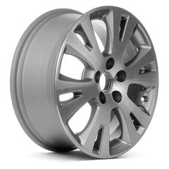 17" x 7" Alloy Remanufactured Wheel with 5 x 114.3 Bolt Pattern for Toyota Avalon 2008–2012 - Machined and Bright Silver