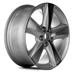 17" x 7" Alloy Remanufactured Wheel with 5 x 114.3 Bolt Pattern for Toyota Camry 2010-2011 - Machined and Sparkle Silver