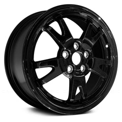 LKQ Corp - Double 5-Spoke Black 15x6 Alloy Factory Wheel for Toyota Prius 2010-2012