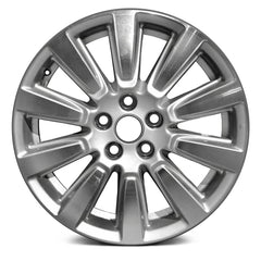 18" x 7" Alloy Remanufactured Wheel with 5 x 114.3 Bolt Pattern for Toyota Sienna 2010-2019 - Machined and Dark Charcoal