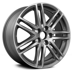 18" x 7.5" Alloy Remanufactured Wheel with 
5 x 114.3 Bolt Pattern for Scion tC 2011 - 2013 - 
Medium Charcoal Full Face