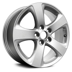 LKQ Corp - 5-Spoke Light Silver Metallic 17x7 Alloy Factory Wheel for Toyota RAV4 2013-2015