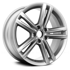 LKQ Corp - Double 5-Spoke Sparkle Silver 18x8 Alloy Factory Wheel for Volkswagen Passat 2012-2015