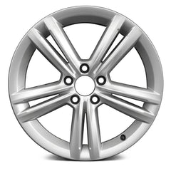 LKQ Corp - Double 5-Spoke Sparkle Silver 18x8 Alloy Factory Wheel for Volkswagen Passat 2012-2015