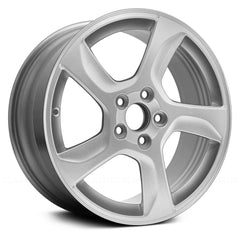 17" x 7" Alloy Remanufactured Wheel with 5 x 108 Bolt Pattern for Volvo S60 2011-2013 - Silver