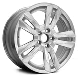 ALUMINUM WHEEL -  17 x 8 -  55MM OFFSET -  5 DOUBLE SPOKE -