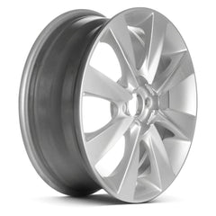 LKQ Corp - 4 V-Spoke Bright Silver Metallic Full Face 16x6 Alloy Factory Wheel for Hyundai Accent 2012-2014