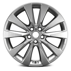 19" x 8" Alloy Remanufactured Wheel with 5 x 114.3 Bolt Pattern for Hyundai Azera 2012-2017 - Medium Hyper Silver