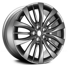 LKQ Corp - 5 W-Spoke Hyper Silver 19x9 Alloy Factory Wheel for Hyundai Genesis Coupe 2015-2016