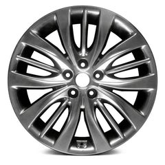 LKQ Corp - 5 W-Spoke Hyper Silver 19x9 Alloy Factory Wheel for Hyundai Genesis Coupe 2015-2016