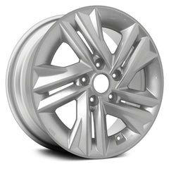 ALUMINUM WHEEL -  REPLICA -  16 x 6.5 -  50MM OFFSET -  5 DOUBLE SPOKE