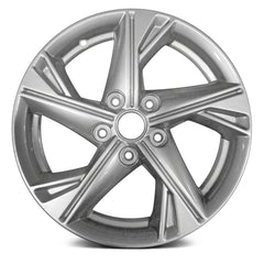 16" x 6.5" Alloy Remanufactured Wheel with 5 x 114.3 Bolt Pattern for Hyundai Sonata 2020-2022 - Sparkle Silver