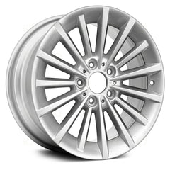17" x 8" Alloy Remanufactured Wheel with 5 x 120 Bolt Pattern for BMW 3-Series 2008–2013 - Sparkle Silver