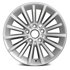 17" x 8" Alloy Remanufactured Wheel with 5 x 120 Bolt Pattern for BMW 3-Series 2008–2013 - Sparkle Silver