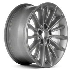 17" x 8" Alloy Remanufactured Wheel with 5 x 120 Bolt Pattern for BMW 3-Series 2008–2013 - Sparkle Silver