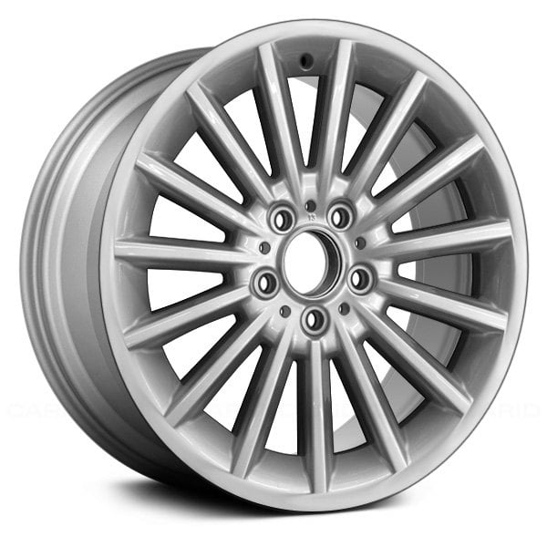 18" x 8" Alloy Remanufactured Wheel with 
5 x 120 Bolt Pattern for BMW 5-Series 2011 - 2016 - 
Silver