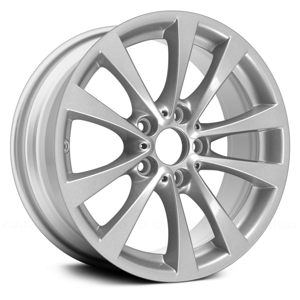 17" x 7.5" Alloy Remanufactured Wheel with 
5 x 120 Bolt Pattern for BMW 3-Series 2012-2017 - 
Silver Metallic