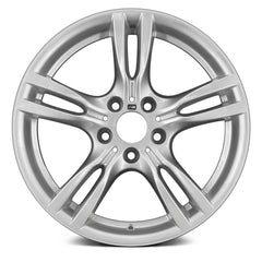 LKQ Corp - Double 5-Spoke Sparkle Silver 18x8 Alloy Factory Wheel for BMW 3 Series Gran Turismo 2014-2019