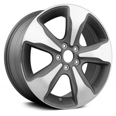 18" x 8" Alloy Remanufactured Wheel with 
5 x 120 Bolt Pattern for Acura MDX 2014-2016 - 
Machined and Medium Charcoal Metallic
