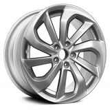 LKQ Corp - 10 Spiral-Spoke Bright Silver 18x7.5 Alloy Factory Wheel for Acura RDX 2016-2017
