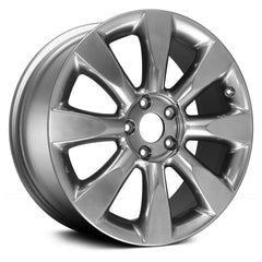 18" x 8" Alloy Remanufactured Wheel with 5 x 114.3 Bolt Pattern for Infiniti M35 2006-2007 - Light Smoked Hyper Silver