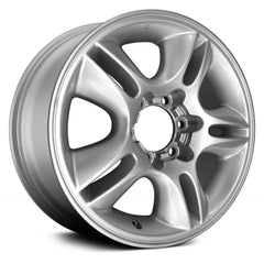17" x 7.5" Alloy Remanufactured Wheel with 6 x 139.7 Bolt Pattern for Lexus GX 2003–2009 - Silver