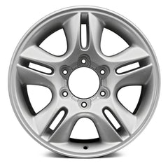 17" x 7.5" Alloy Remanufactured Wheel with 6 x 139.7 Bolt Pattern for Lexus GX 2003–2009 - Silver