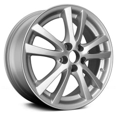 18" x 8.5" Alloy Remanufactured Wheel with 5 x 114.3 Bolt Pattern for Lexus IS 2006–2008 - Silver