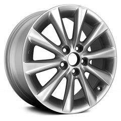 ALUMINUM WHEEL -  17 x 8 -  45MM OFFSET -  10 SPOKE -