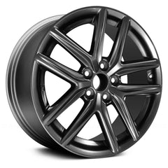 LKQ Corp - Double 5-Spoke Dark Smoked Hyper Silver 18x8.5 Alloy Factory Wheel for Lexus IS 2014-2016