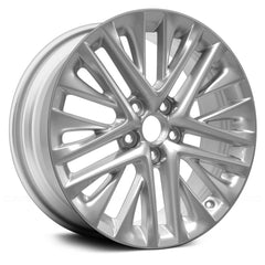 LKQ Corp - 20 Double V-Spoke Silver 17x7 Alloy Factory Wheel for Lexus ES 2016-2017
