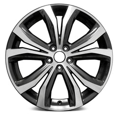 20" x 8" Alloy Replica Wheel with 5 x 114.3 Bolt Pattern for Lexus RX 2016–2017 - Machined and Dark Charcoal
