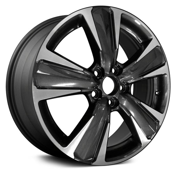 18x7 Machined Dark Charcoal Alloy Remanufactured Wheel for Lexus UX ...