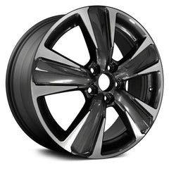 18" x 7" Alloy Remanufactured Wheel with 5 x 114.3 Bolt Pattern for Lexus UX 2019 - Machined Dark Charcoal Metallic