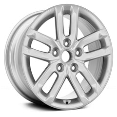 16" x 6.5" Alloy Remanufactured Wheel with 5 x 114.3 Bolt Pattern for Kia Optima 2011-2013 - Bright Silver Full Face