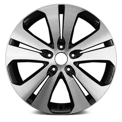 18" x 7" Alloy Remanufactured Wheel with 5 x 114.3 Bolt Pattern for Kia Sportage 2011-2013 - 
Black