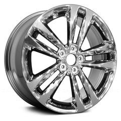 ALUMINUM WHEEL -  19 x 7.5 -  50.5MM OFFSET -  5 DOUBLE SPOKE -  5 STUD/LUG