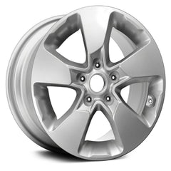 16" x 6.5" Alloy Remanufactured Wheel with 5 x 112 Bolt Pattern for KiaSoul 2017 - Silver