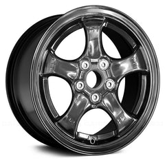 16" x 6" Alloy Remanufactured Wheel with 5 x 114.3 Bolt Pattern for Kia Niro 2017-2018 - Black