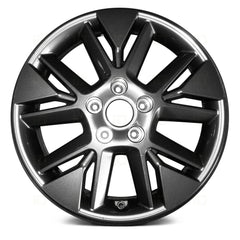 17" x 7" Alloy Remanufactured Wheel with 5 x 114.3 Bolt Pattern for Kia Soul 2020-2022 - Medium Charcoal
