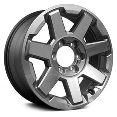 LKQ Corp - 7 I-Spoke Charcoal Metallic with Machined Face 17x7 Alloy Factory Wheel for Toyota 4Runner 2014-2022