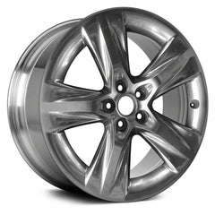 19" x 7.5" Alloy Replica Wheel with 5 x 114.3 Bolt Pattern for Toyota Highlander 2014-2017 - Cladded Platinum