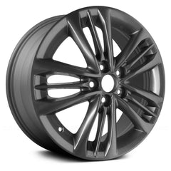 17" x 7" Alloy Remanufactured Wheel with 5 x 114.3 Bolt Pattern for Toyota Camry 2015-2017 - Medium Gray