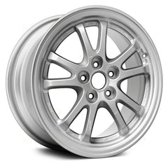 15" x 6.5" Alloy Remanufactured Wheel with 5 x 100 Bolt Pattern for Toyota Prius 2016 - Silver