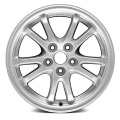 15" x 6.5" Alloy Remanufactured Wheel with 5 x 100 Bolt Pattern for Toyota Prius 2016 - Silver
